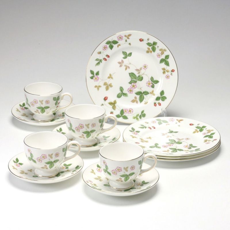  ウェッジウッド ワイルドストロベリー 4点セット ウェッジウッド（Wedgwood） ワイルドストロベリー 12ピースセット