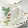 ウェッジウッド（Wedgwood） ワイルドストロベリー ティーカップ＆ソーサー（デルフィ） 200ml ペア