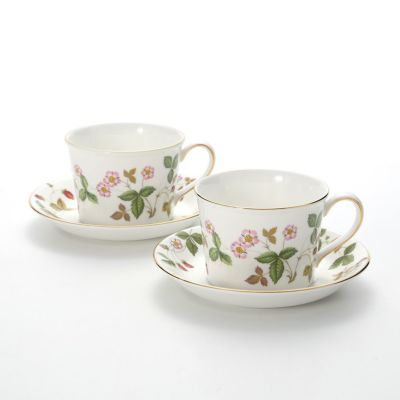 ウェッジウッド（Wedgwood） ジオ ティーカップ＆ソーサー 340ml ペア