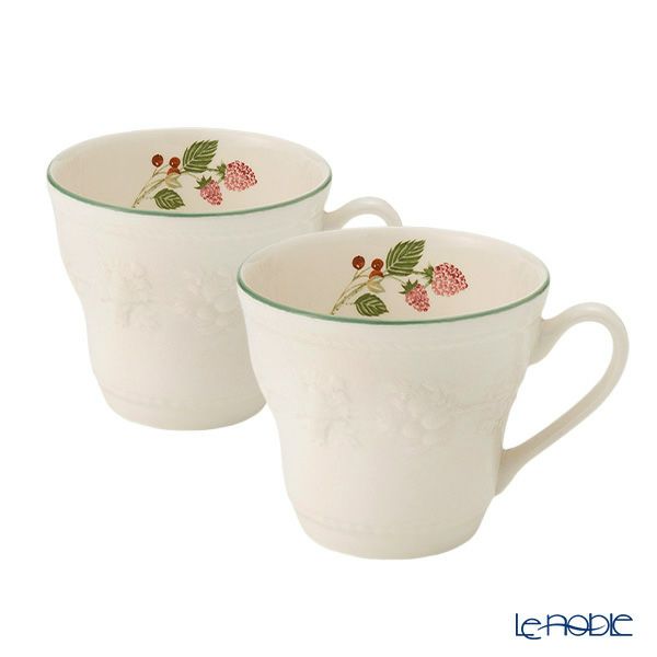 ウェッジウッド（Wedgwood） フェスティビティ マグ 350ml（ラズベリー） ペア