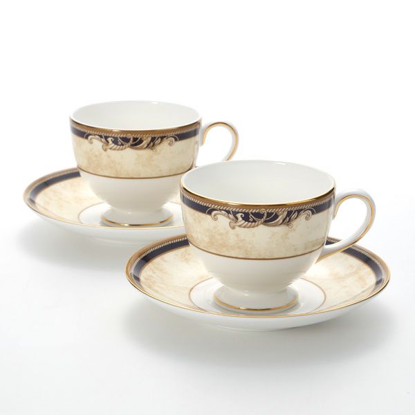 ウェッジウッド（Wedgwood） コーヌコピア ティーカップ＆ソーサー（リー）200ml ペア 【ブランドボックス付】