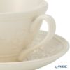ウェッジウッド（Wedgwood） フェスティビティ ティーカップ＆ソーサー 160ml（アイボリー） ペア 【ブランドボックス付】