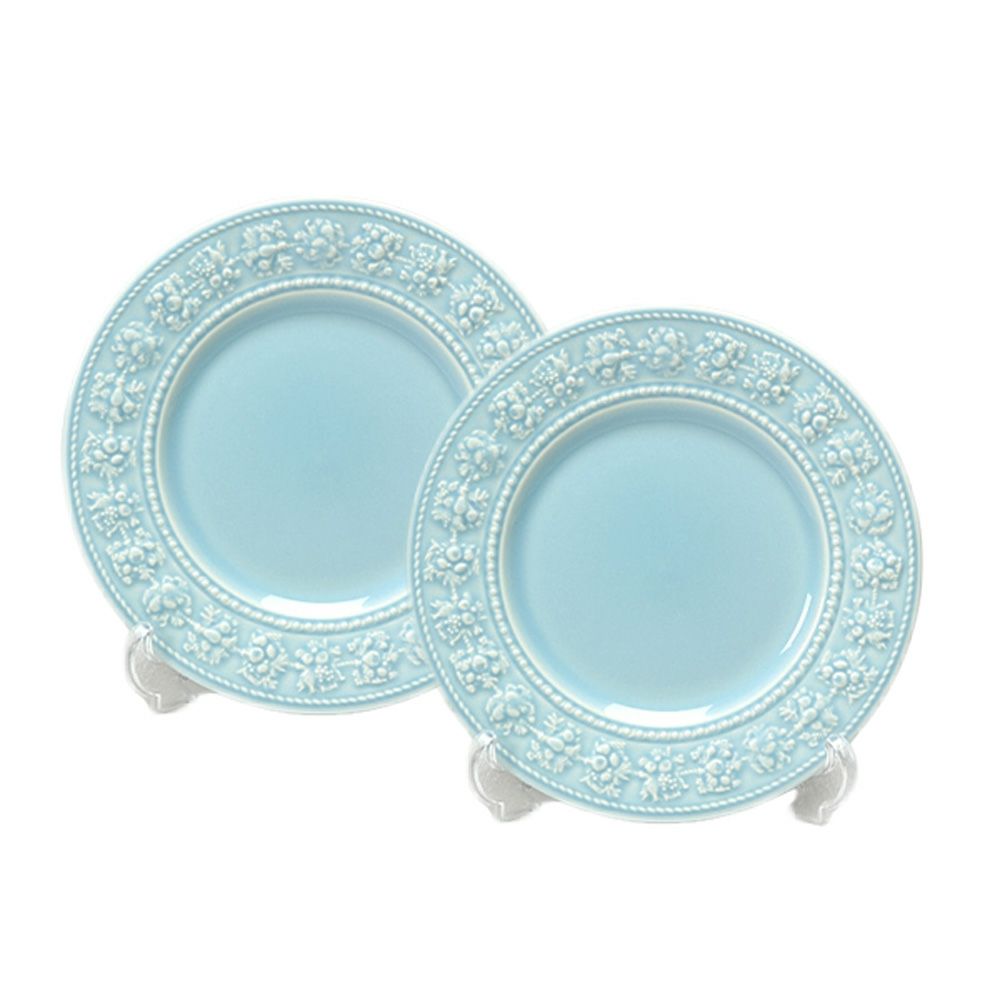 ウェッジウッド（Wedgwood） フェスティビティ プレート 21cm（ブルー） ペア