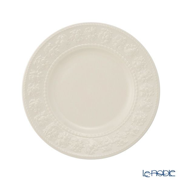 ウェッジウッド（Wedgwood） フェスティビティ プレート 21cm（アイボリー） ペア