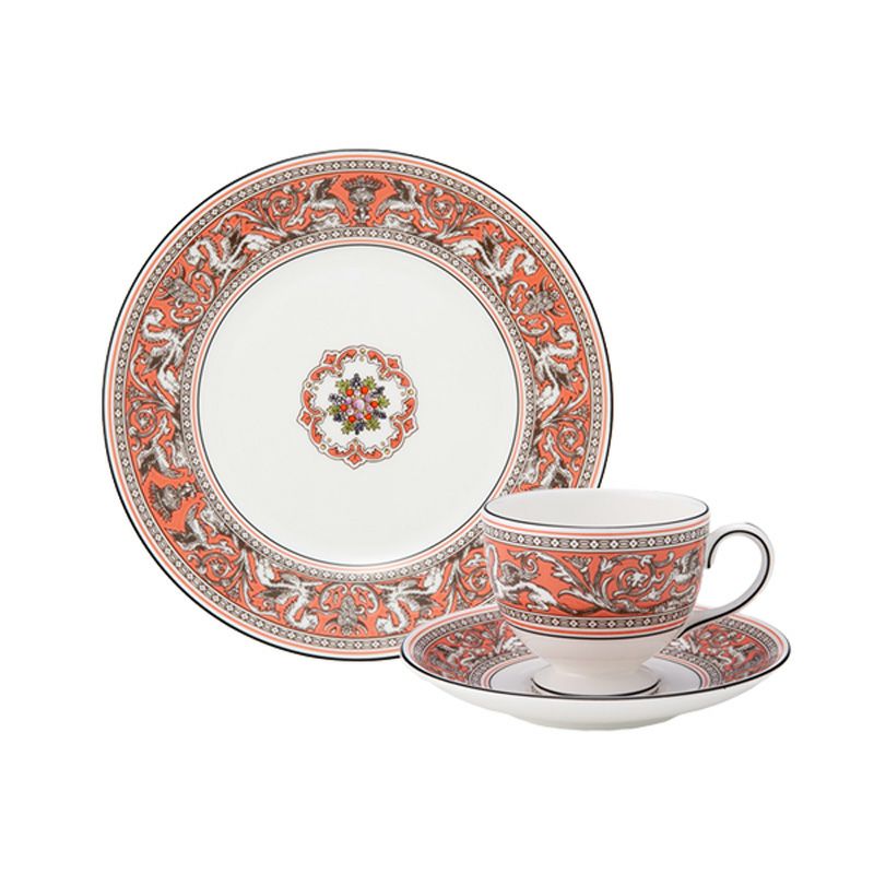 ウェッジウッド（Wedgwood） フロレンティーン サーモン トリオセット