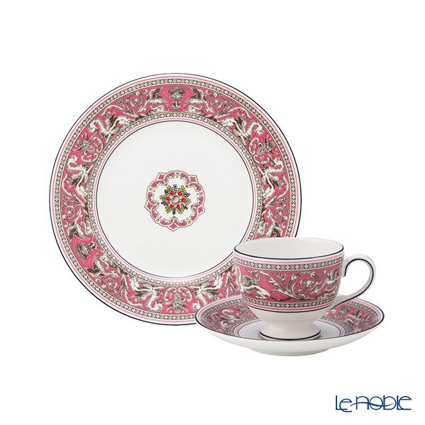 ウェッジウッド（Wedgwood） フロレンティーン フューシャ トリオセット リー