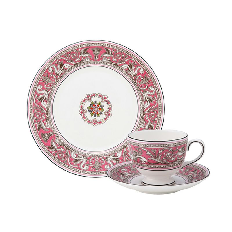 ウェッジウッド（Wedgwood） フロレンティーン フューシャ トリオセット リー