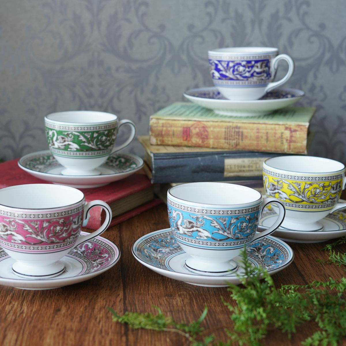 ウェッジウッド（Wedgwood） フロレンティーン ヴェルデ トリオセット リー