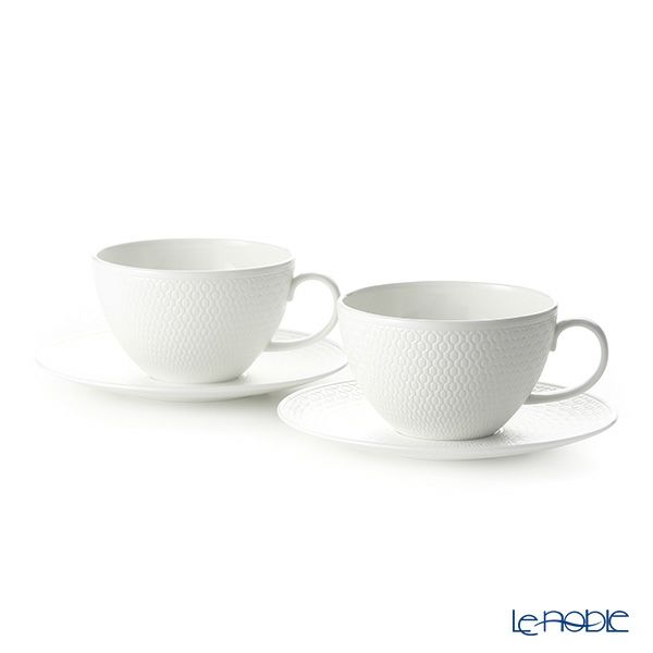 ウェッジウッド（Wedgwood） ジオ ティーカップ＆ソーサー 340ml ペア