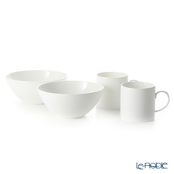 ウェッジウッド（Wedgwood） ジオ マグ 300ml ＆ ボウル 16cm セット ペア