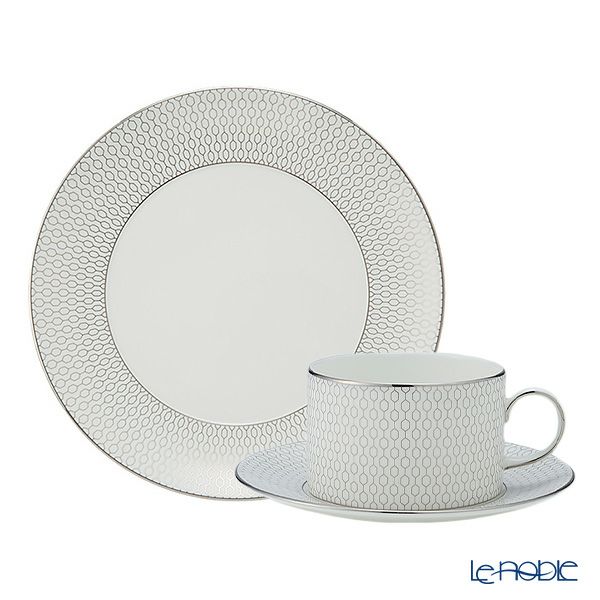 ウェッジウッド（Wedgwood） ジオ プラチナ トリオセット ティー
