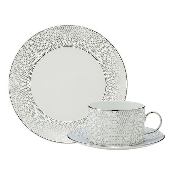 ウェッジウッド（Wedgwood） ジオ プラチナ トリオセット ティー