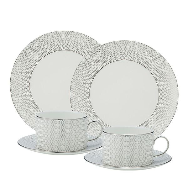 ウェッジウッド（Wedgwood） ジオ プラチナ トリオセット ティー ペア