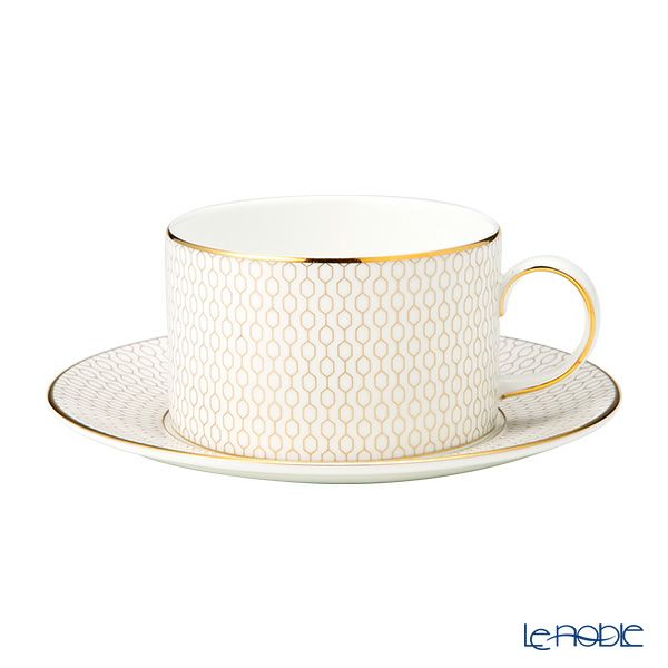 ウェッジウッド（Wedgwood） ジオ ゴールド ティーカップ＆ソーサー 250ml ペア