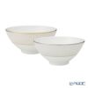 ウェッジウッド（Wedgwood） ジオ ゴールド＆プラチナ ボウル 12cm ペア