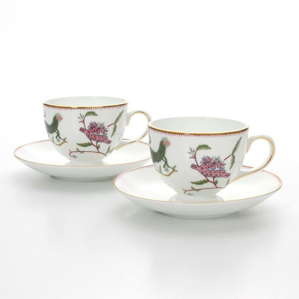 ウェッジウッド（Wedgwood） ミシカルクリーチャーズ ティーカップ＆ソーサー（リー） 200ml ペア 【ブランドボックス付】