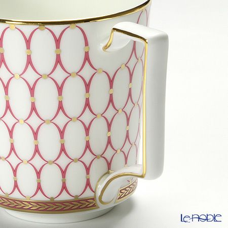 ウェッジウッド（Wedgwood） ルネッサンスゴールド マグ 300ml（ブルー＆ピンク）