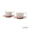 ウェッジウッド（Wedgwood） ルネッサンス レッド ティーカップ＆ソーサー 250ml ペア