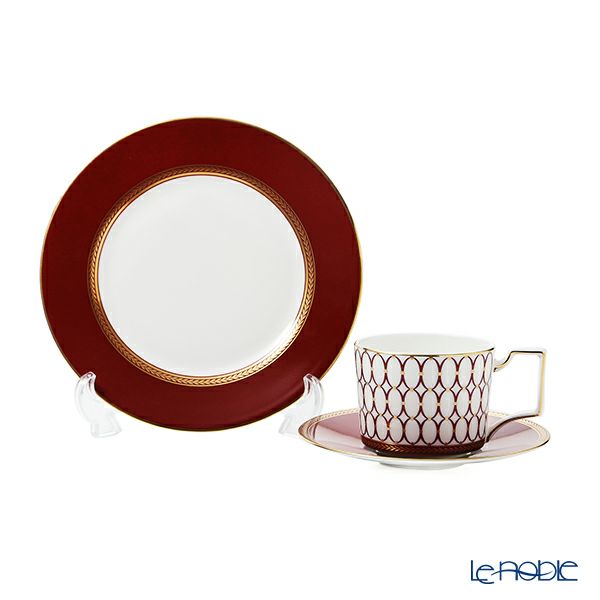 ウェッジウッド（Wedgwood） ルネッサンス レッド トリオセット