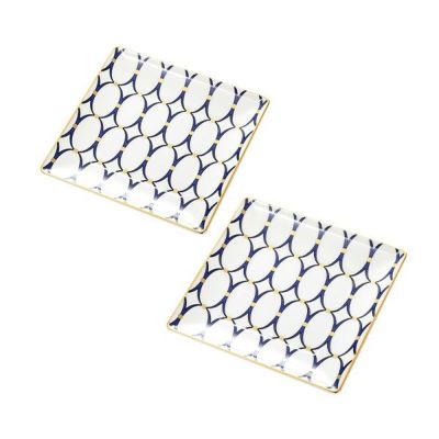 ウェッジウッド　ルネッサンス ゴールド スクエア トレイ　2枚 ルネッサンス ゴールド スクエア トレイ|WEDGWOOD公式オンラインストア