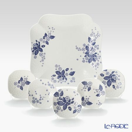 ウェッジウッド（Wedgwood） ストロベリーブルームインディゴ 5人用 6点セット