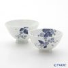 ウェッジウッド（Wedgwood） ストロベリーブルームインディゴ 夫婦茶碗 ライスボウルL＆M