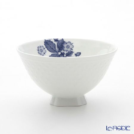 ウェッジウッド（Wedgwood） ストロベリーブルームインディゴ 夫婦茶碗 ライスボウルL＆M