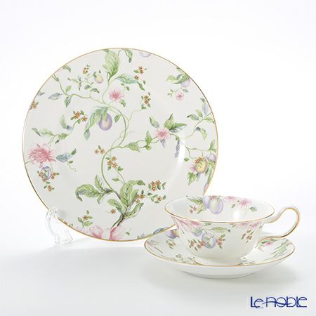 ウェッジウッド（Wedgwood） スウィートプラム トリオセット（ピオニー）