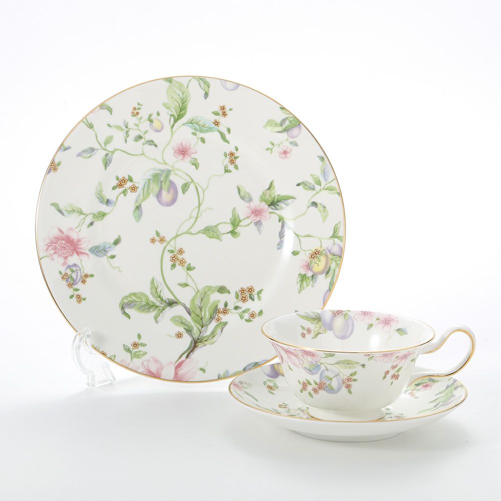 ウェッジウッド（Wedgwood） スウィートプラム トリオセット（ピオニー）