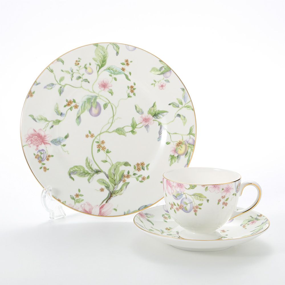 ウェッジウッド（Wedgwood） スウィートプラム トリオセット（リー）