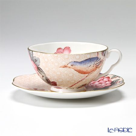 ウェッジウッド（Wedgwood） カッコー（ハーレクィーンコレクション） ティーカップ＆ソーサー 180ml ＆ プレート 4色セット