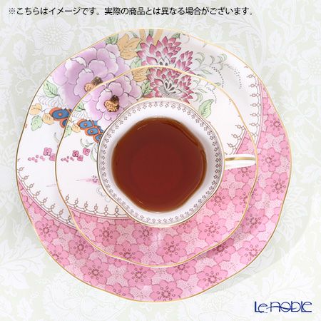 ウェッジウッド（Wedgwood） バタフライブルーム ティーカップ＆ソーサー ＆ プレート 20cm 4色セット