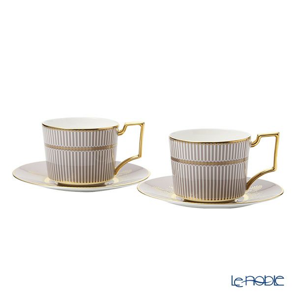 ウェッジウッド（Wedgwood） アンセミオン グレイ ティーカップ＆ソーサー ペア