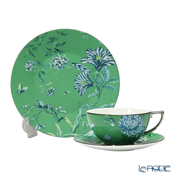 ウェッジウッド（Wedgwood） ジャスパーコンラン シノワズリ トリオセット グリーン