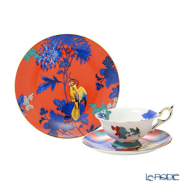 ウェッジウッド（Wedgwood） ワンダーラスト トリオセット ゴールデンパロット
