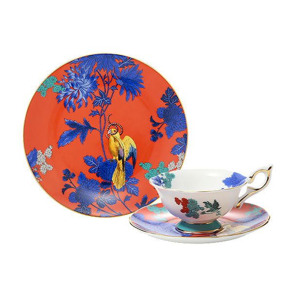 ウェッジウッド（Wedgwood） ワンダーラスト トリオセット ゴールデンパロット
