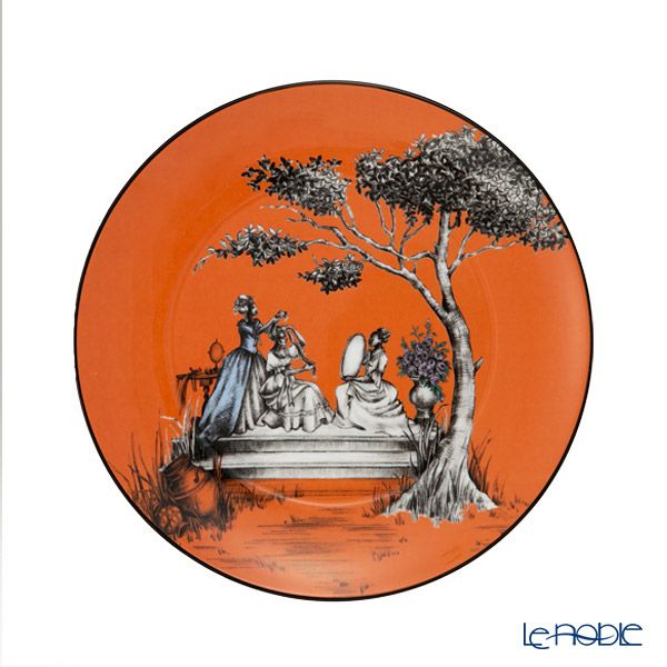 ウェッジウッド（Wedgwood） シーラ・ブリッジス アクセントプレート 20cm 4枚セット 柄違い