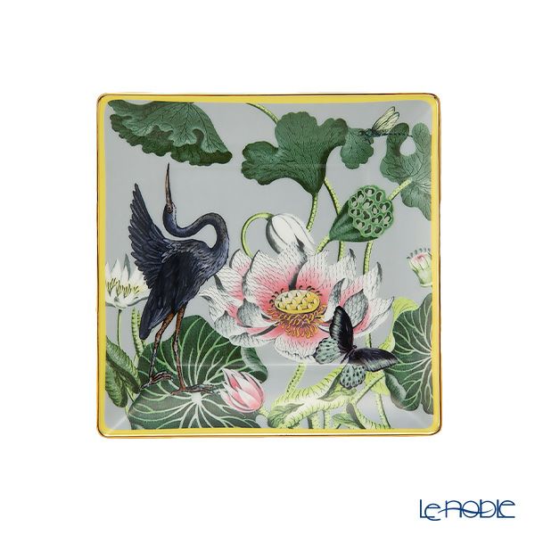 ウェッジウッド（Wedgwood） ワンダーラスト ウォーターリリー スモールボウル＆スクエアトレイ セット