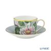 ウェッジウッド（Wedgwood） ワンダーラスト ウォーターリリー ティーカップ＆ソーサー×2＆スクエアトレイ ×1 3点セット