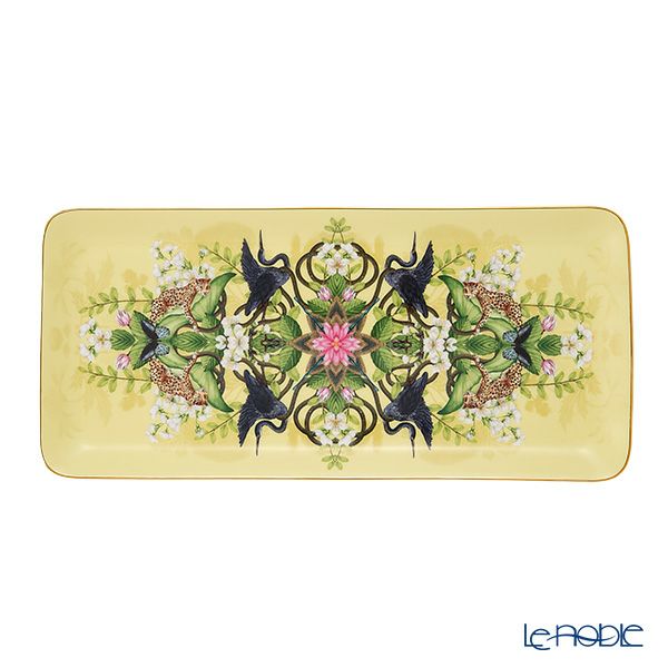 ウェッジウッド（Wedgwood） ワンダーラスト ウォーターリリー ティーカップ＆ソーサー×2＆スクエアトレイ ×1 3点セット