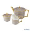 ウェッジウッド（Wedgwood） アンセミオン グレイ ティーポット＆シュガー＆クリーマー 3点セット