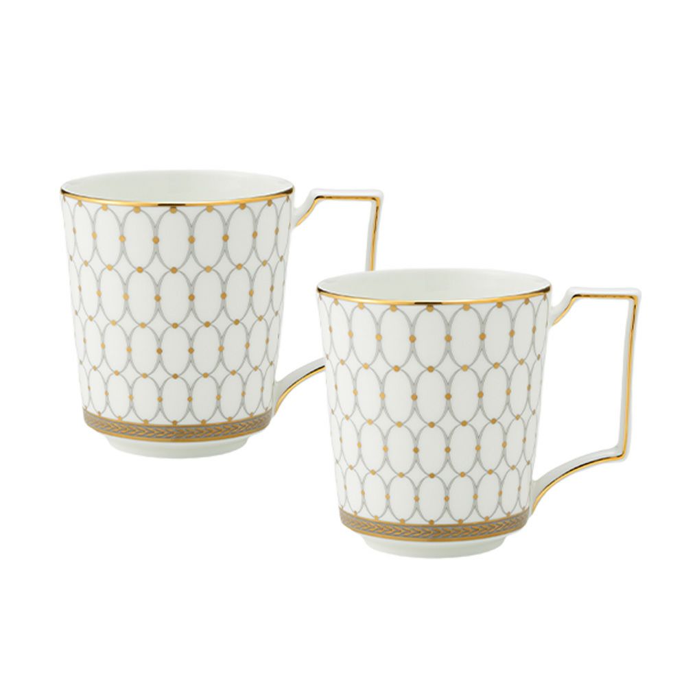 ウェッジウッド（Wedgwood） ルネッサンス グレイ（グレー） マグカップ 300ml ペア
