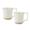ウェッジウッド（Wedgwood） ルネッサンス グレイ（グレー） マグカップ 300ml ペア