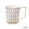 ウェッジウッド（Wedgwood） ルネッサンス グレイ（グレー）＆レッド マグカップ 300ml ペア