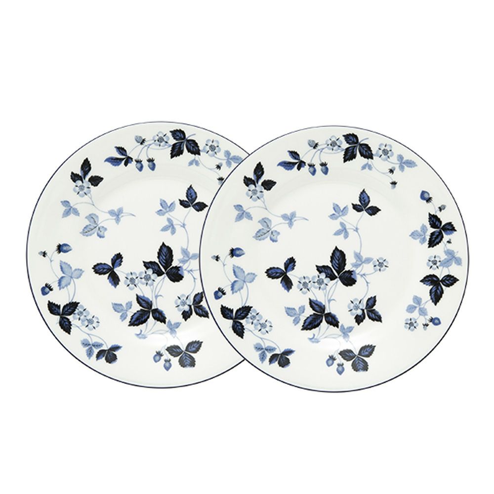 ウェッジウッド（Wedgwood） ストロベリーインクブルー プレート 20cm ペア
