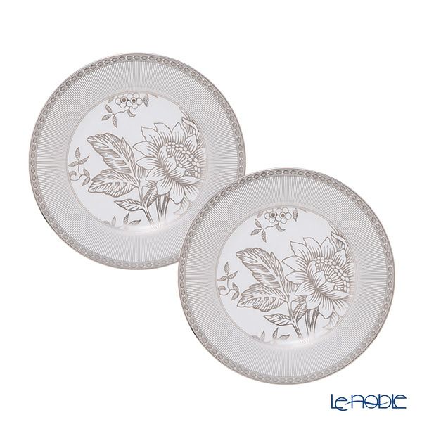 ウェッジウッド（Wedgwood） シルバートンキン プレート 20cm ペア