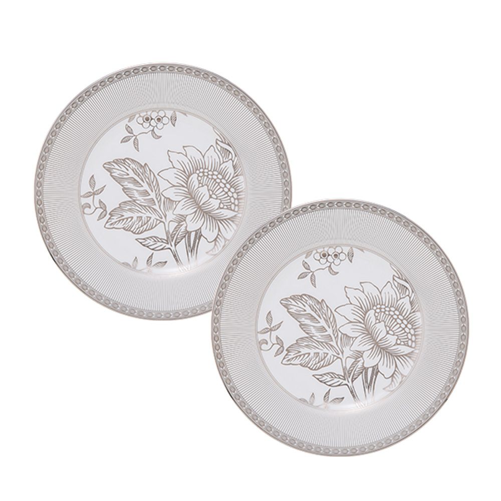 ウェッジウッド（Wedgwood） シルバートンキン プレート 20cm ペア
