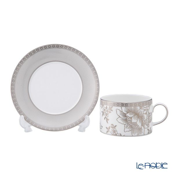 ウェッジウッド（Wedgwood） シルバートンキン ティーカップ＆ソーサー 250ml ペア