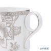ウェッジウッド（Wedgwood） シルバートンキン マグカップ 350ml ペア ホワイト＆シルバーストライプ
