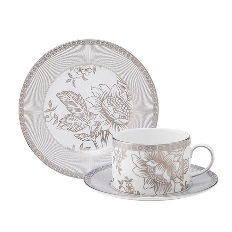 ウェッジウッド（Wedgwood） シルバートンキン トリオセット